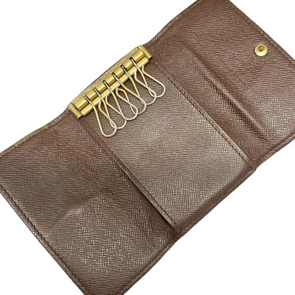 Auth LOUIS VUITTON Multicles 6 N62630 Ebene Damier - CT1005 Key Case - Picture 12 of 13